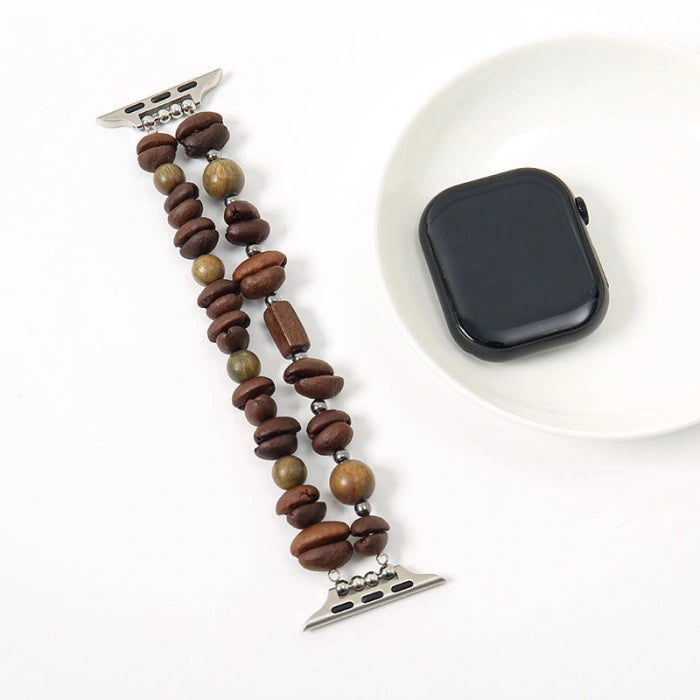 Double Row Bitter Coffee Apple Watch Band