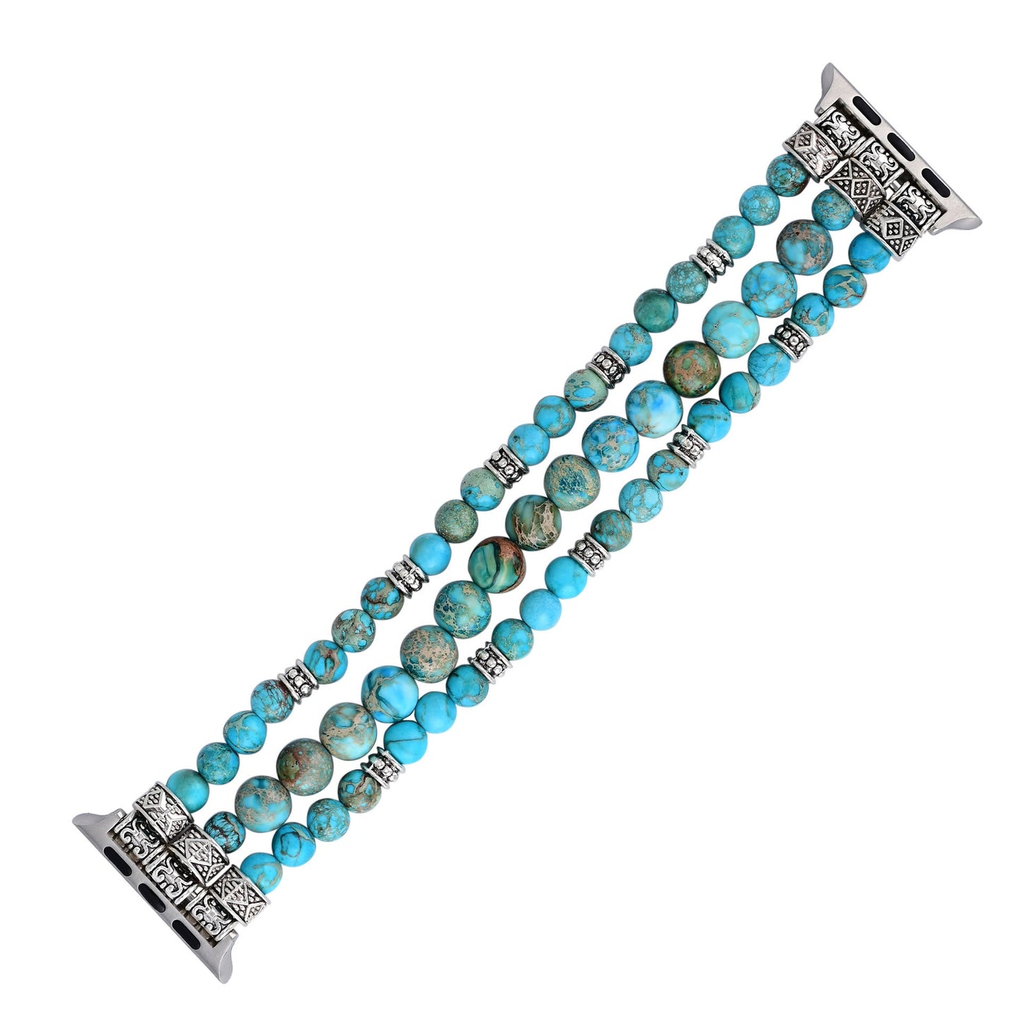 Ecusband Colored Emperor Stone Watch Straps Bracelet14