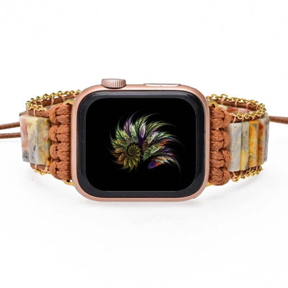 Tropical Rainforest Stone Apple Watch Band