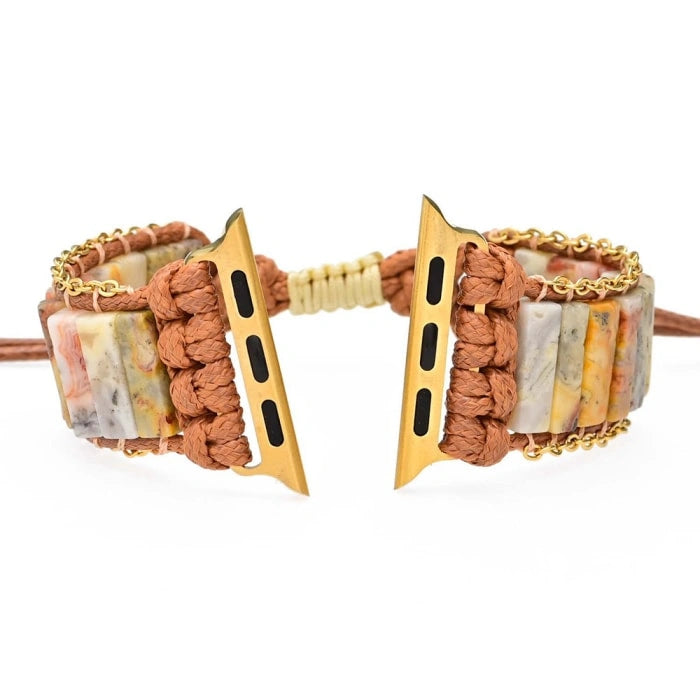 Tropical Rainforest Stone Apple Watch Band