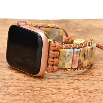 Tropical Rainforest Stone Apple Watch Band