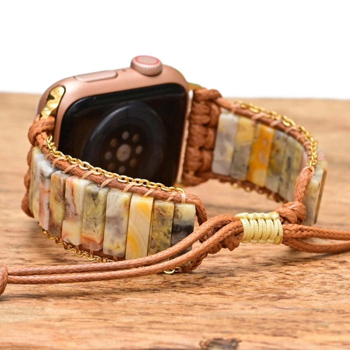 Tropical Rainforest Stone Apple Watch Band
