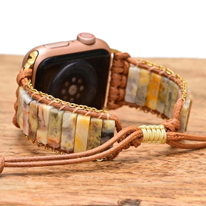 Tropical Rainforest Stone Apple Watch Band