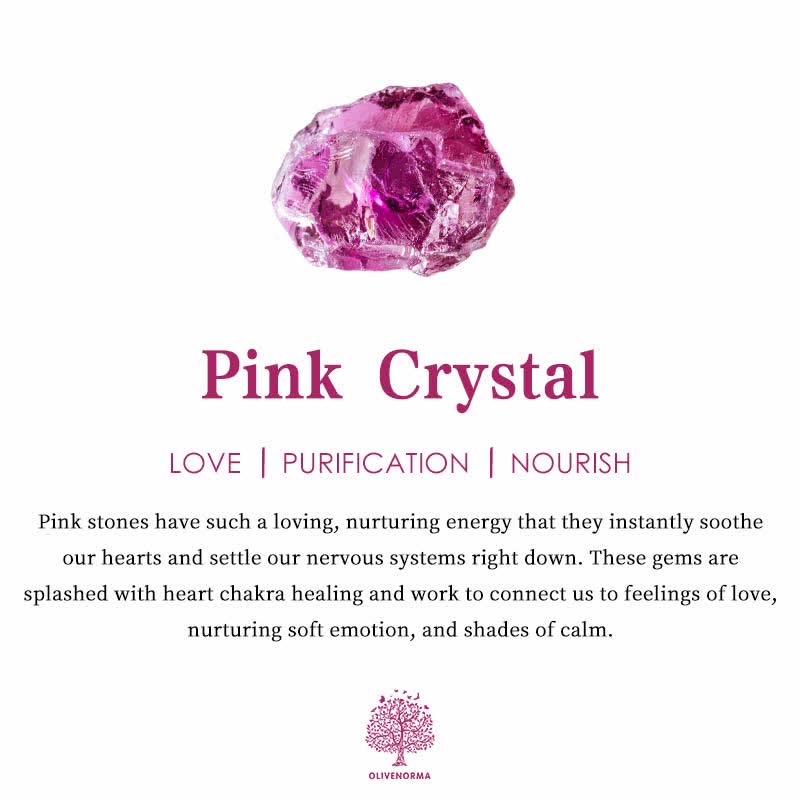 Ecusband Natural Pink Crystal Colourful Gemstones Apple Watch Strap Wrap Bracelet6