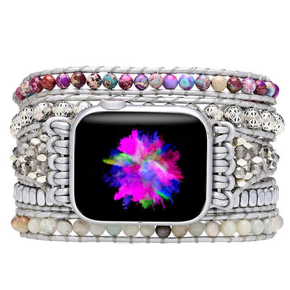 Ecusband Emperor Stone Apple Watch Strap Wrap Bracelet4