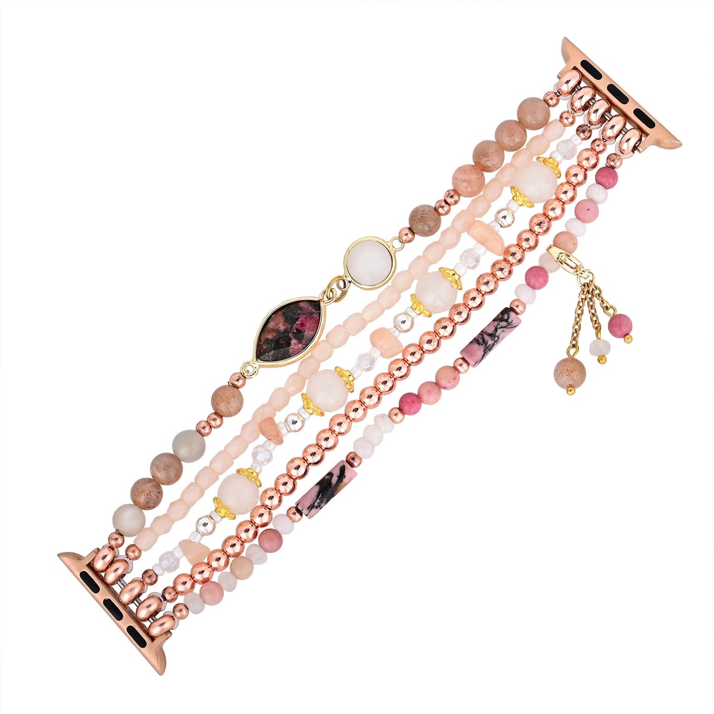 Ecusband Pink Opal Apple Watch Bracelet6