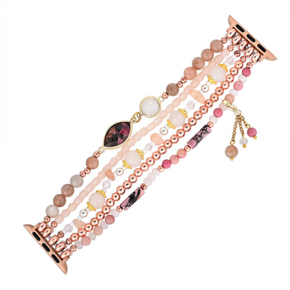 Ecusband Pink Opal Apple Watch Bracelet6