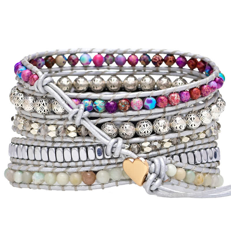 Ecusband Emperor Stone Apple Watch Strap Wrap Bracelet5